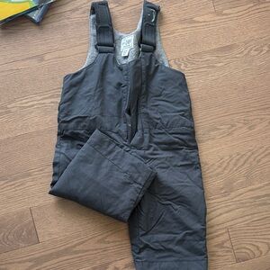 The Children's Place Black Kids Snow Overalls